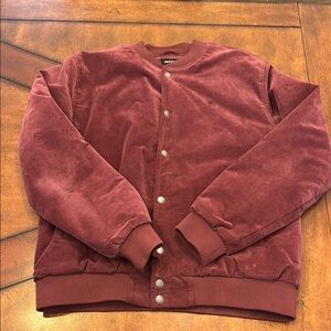 Brixton Burgundy Crewneck Sweater